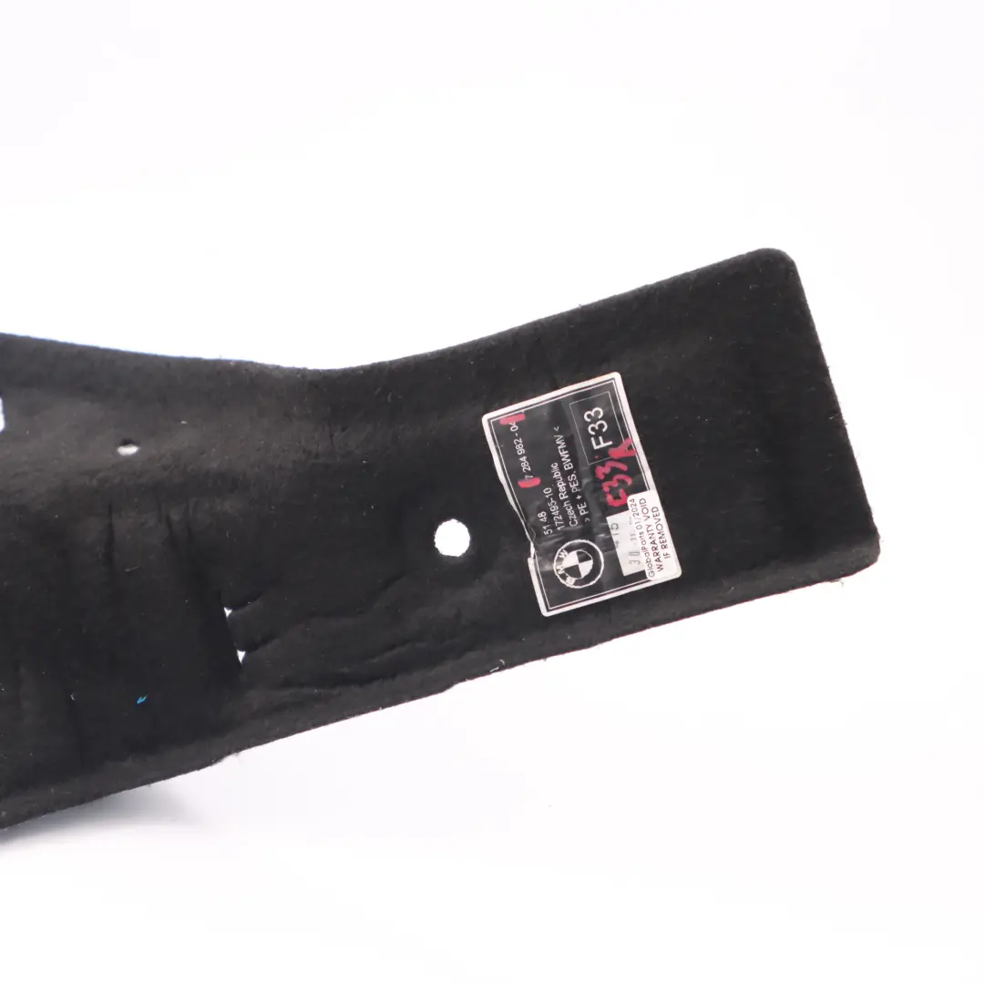 BMW F33 Isolamento acustico passaruota posteriore destro Mat - SKU 7284982 - Numero di parte 7284982