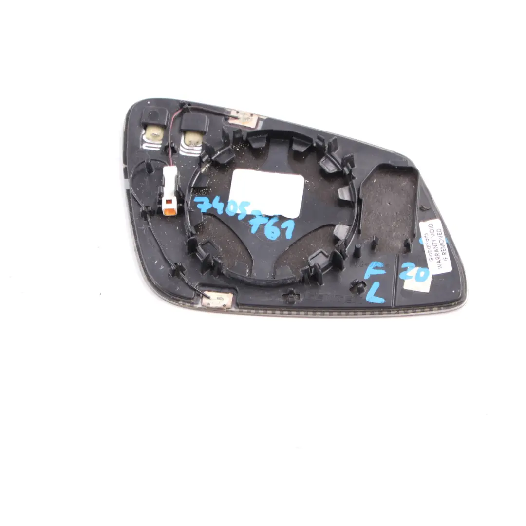 Mirror Glass BMW F20 F21 F30 F31 Left N/S Wing Heated Auto Dip Wide Angle to with Part number 7285005 Mirror Glass BMW F20 F21 F30 F31 Left N/S Wing Heated Auto Dip Wide Angle - SKU 7285005 - Part number 7285005