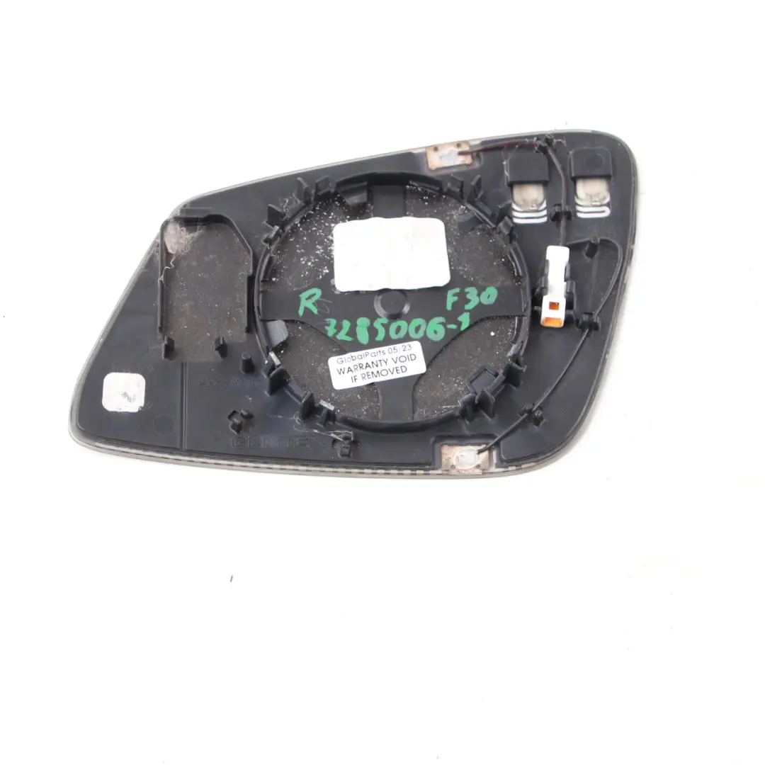 Wing Mirror Glass BMW F20 F21 F22 F30 F31 Heated Auto Dip Wide Angle Right O/S to with Part number 7285006 Wing Mirror Glass BMW F20 F21 F22 F30 F31 Heated Auto Dip Wide Angle Right O/S - SKU 7285006-1 - Part number 7285006