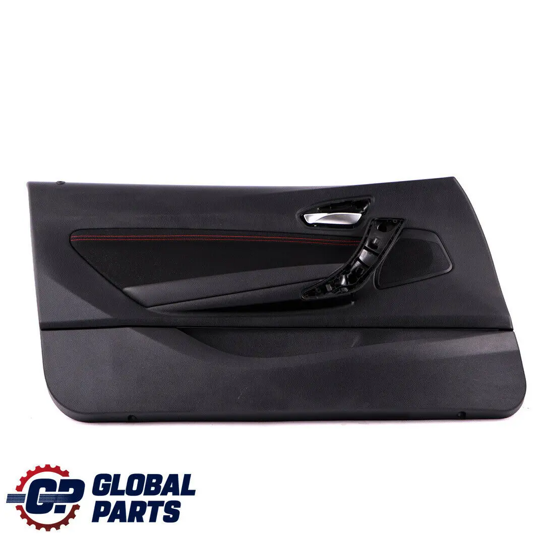 Delantero Izquierdo Puerta Forro Tarjeta Tela Antracita Rojo para BMW F21 F22 con número de pieza 7285351 BMW F21 F22 Delantero Izquierdo Puerta Forro Tarjeta Tela Antracita Rojo - SKU 7285351 - Número de pieza 7285351