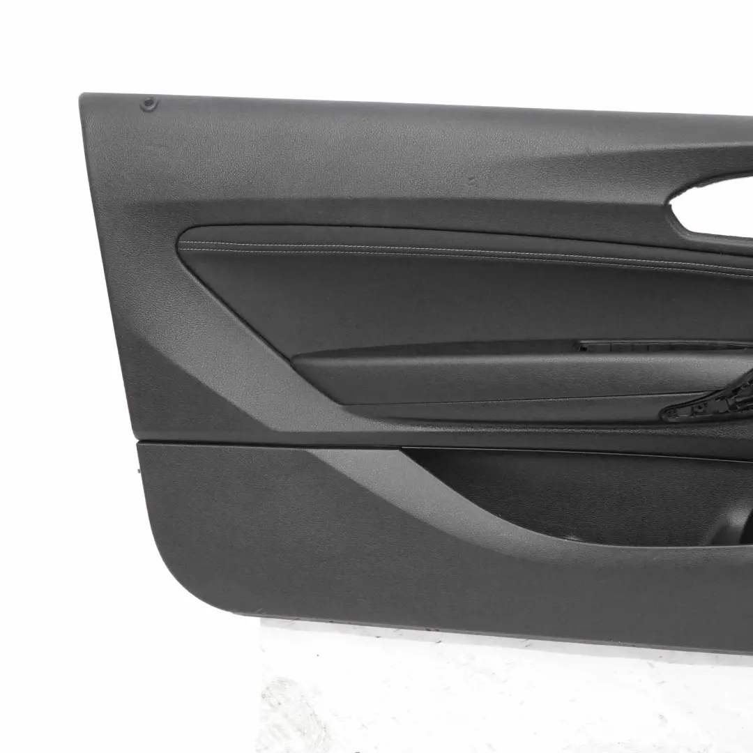 BMW F21 F22 Door Card Front Left N/S Trim Panel Lining Fabric Anthracite Grey - SKU 7285353 - Part number 7285353