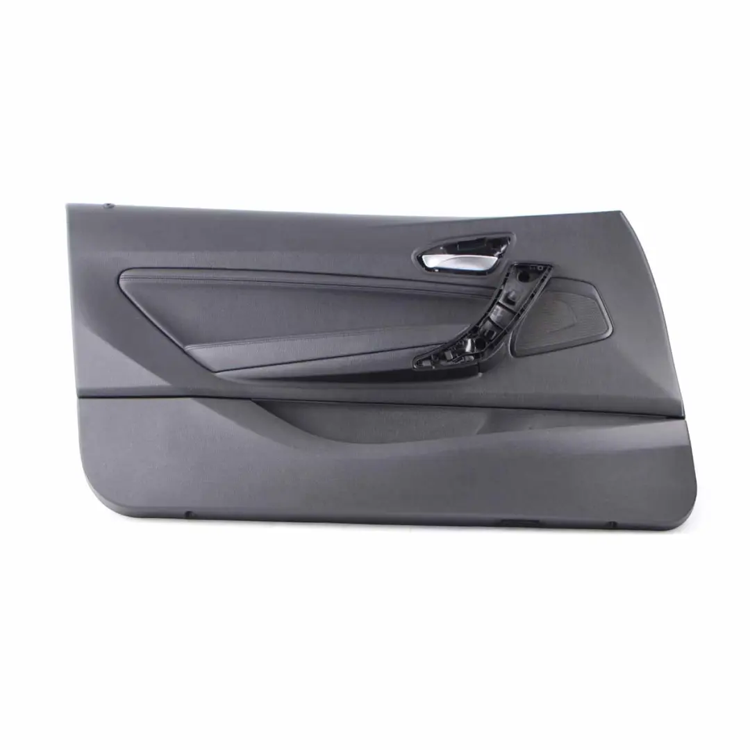 BMW F21 F22 Tarjeta Puerta Delantera Izquierda Cubierta Forro Puerta Cuero Negro - SKU 7285385 - Número de pieza 7285385