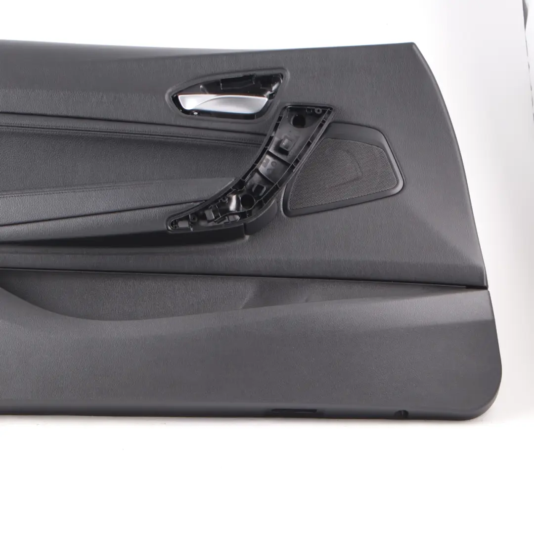 BMW F21 F22 Carte de Porte Avant Gauche Housse Doublure Porte Cuir Noir Dakota - SKU 7285385 - Numéro de pièce 7285385