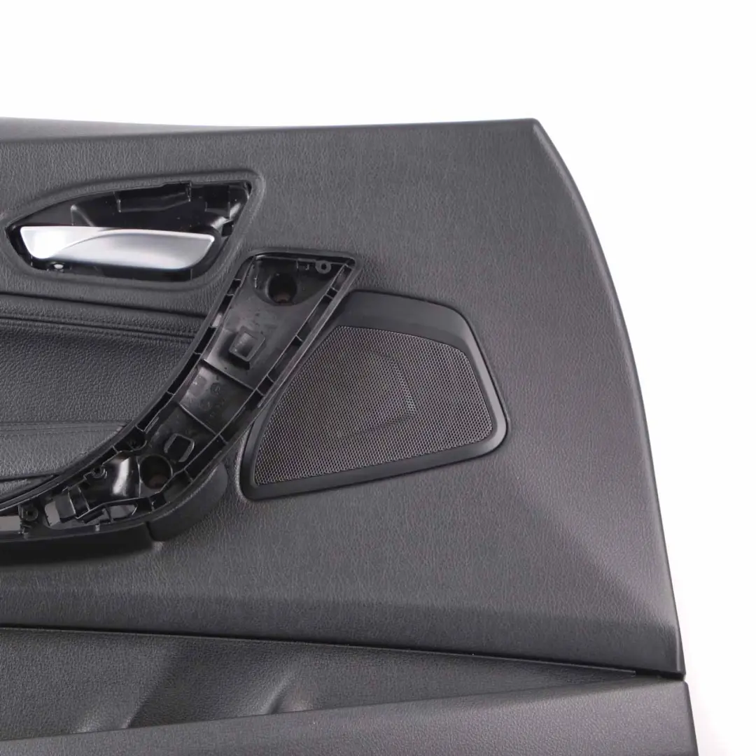 BMW F21 F22 Carte de Porte Avant Gauche Housse Doublure Porte Cuir Noir Dakota - SKU 7285385 - Numéro de pièce 7285385