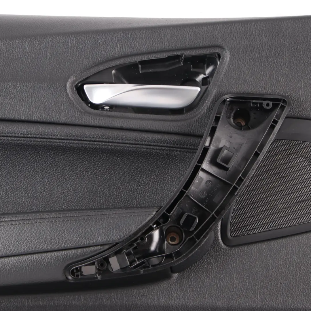 BMW F21 F22 Door Card Front Left N/S Door Lining Cover Black Leather Dakota - SKU 7285385 - Part number 7285385