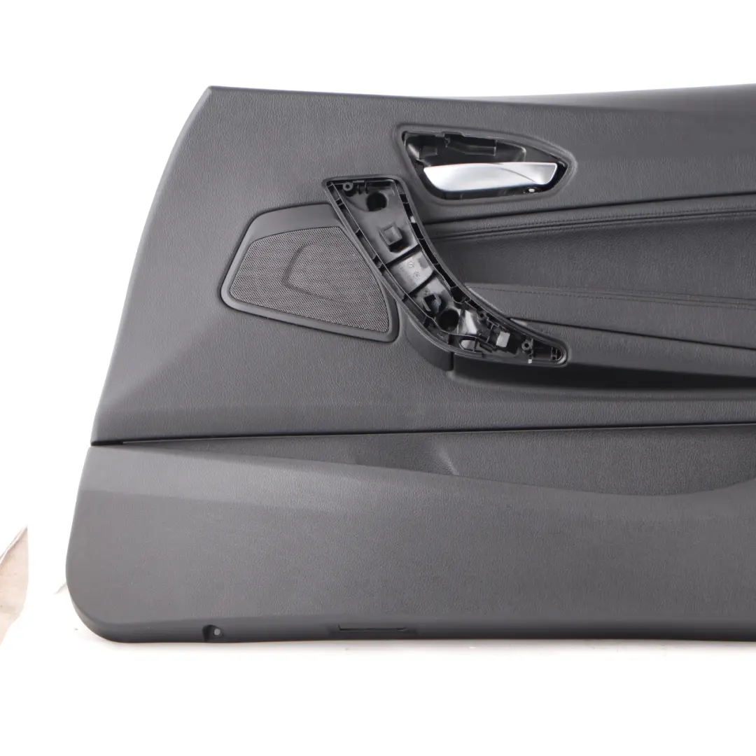 Door Card Front Right O/S Door Lining Cover Black Leather Dakota to BMW F21 F22 with Part number 7285386 BMW F21 F22 Door Card Front Right O/S Door Lining Cover Black Leather Dakota - SKU 7285386 - Part number 7285386