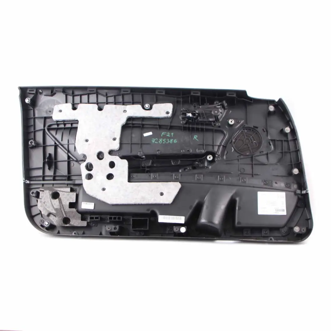 Scheda Porta Anteriore Destra Copertura Fodera Porta Nera Dakota per BMW F21 F22 con numero di parte 7285386 BMW F21 F22 Scheda Porta Anteriore Destra Copertura Fodera Porta Nera Dakota - SKU 7285386 - Numero di parte 7285386