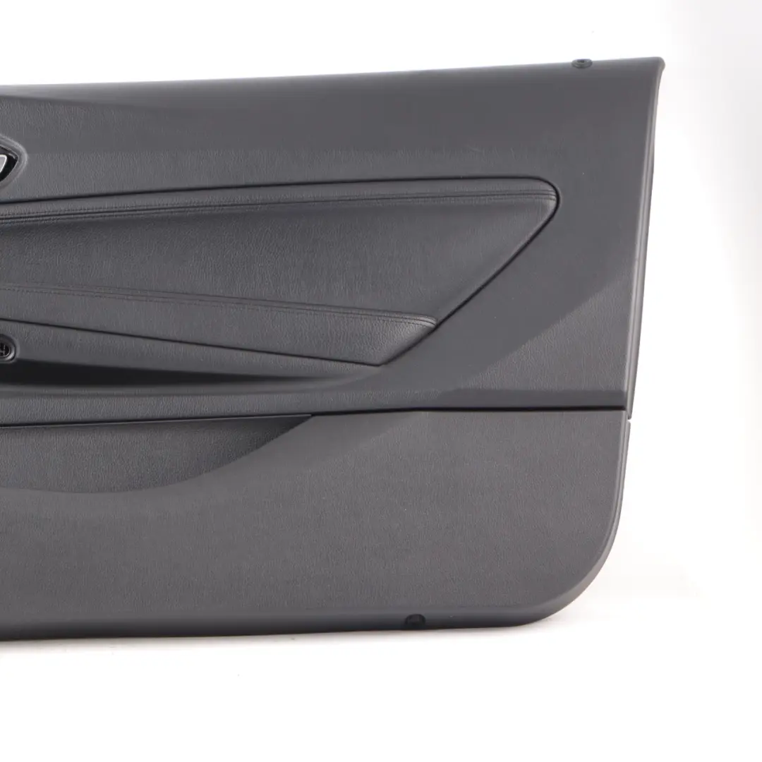 BMW F21 F22 Carte De Porte Avant Droite Doublure De Porte Cuir Noir Dakota - SKU 7285386 - Numéro de pièce 7285386