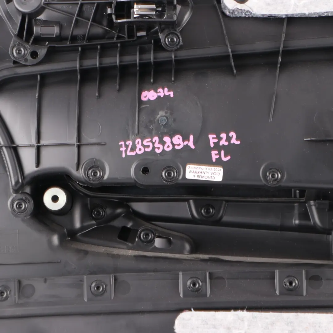 Door Card Front Left N/S Door Lining Leather Coral Red to BMW F21 F22 with Part number 7285389 BMW F21 F22 Door Card Front Left N/S Door Lining Leather Coral Red - SKU 7285389-1 - Part number 7285389