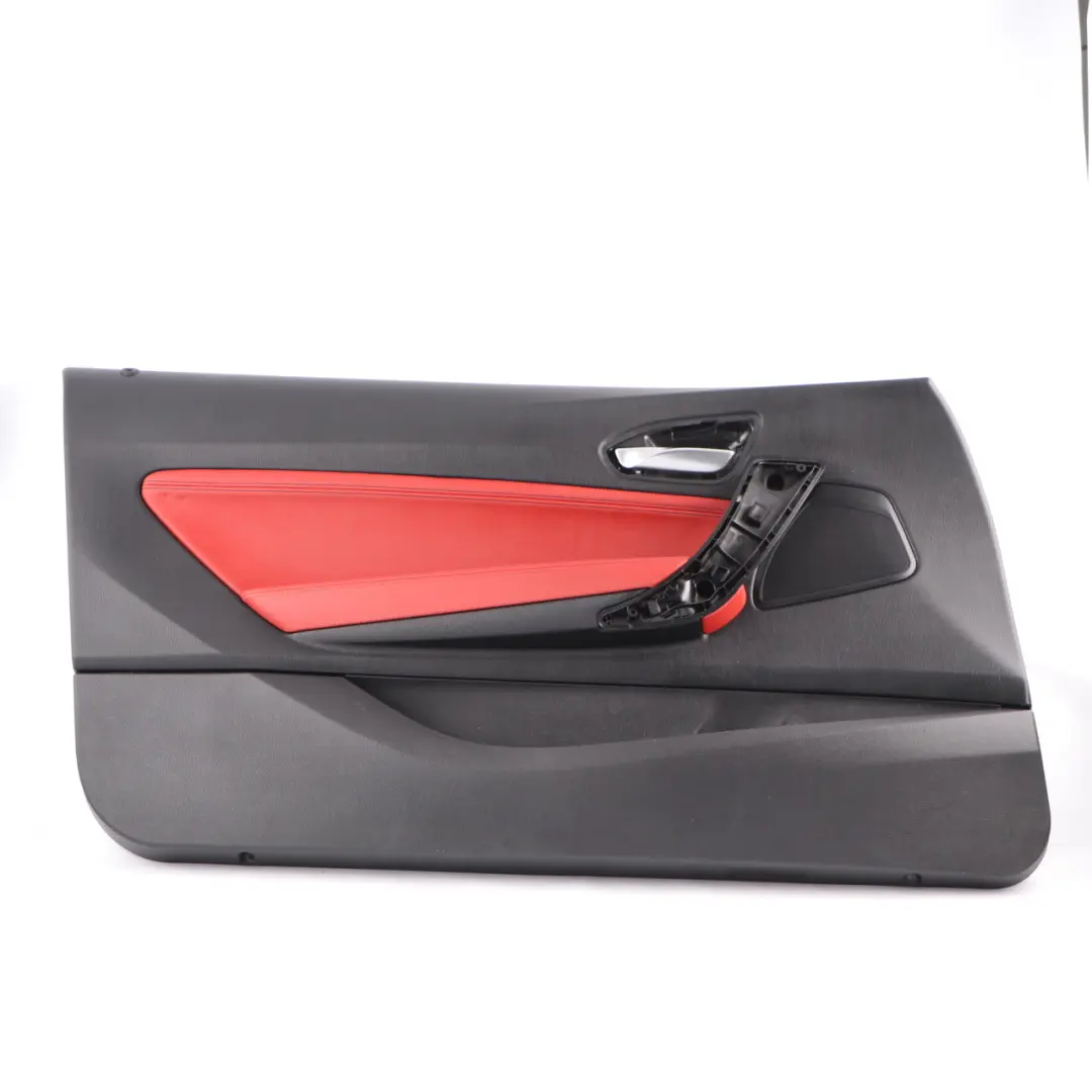 BMW F21 F22 Door Card Front Left N/S Door Lining Leather Coral Red - SKU 7285389 - Part number 7285389