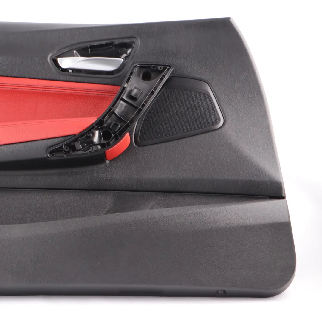 Türkarte vorne links Türverkleidung Leder Koralle Rot für BMW F21 F22 mit Teilenummer 7285389 BMW F21 F22 Türkarte vorne links Türverkleidung Leder Koralle Rot - SKU 7285389 - Teilenummer 7285389