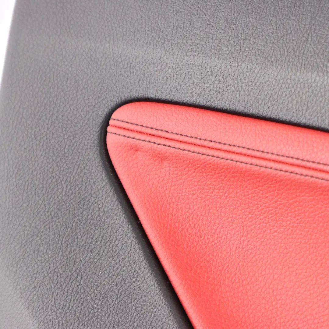 BMW F21 F22 Scheda Porta Anteriore Sinistra Fodera Pelle Rosso Corallo - SKU 7285389 - Numero di parte 7285389