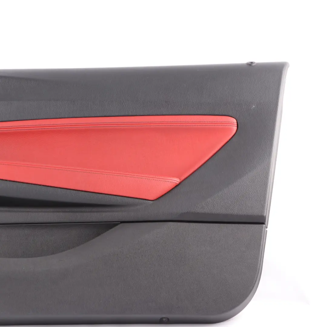 BMW F21 F22 Tarjeta Puerta Delantera Derecha Forro Cuero Rojo Coral - SKU 7285390 - Número de pieza 7285390
