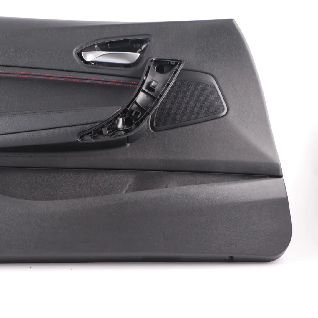 Door Card Front Left N/S Trim Panel Lining Leather Black Red to BMW F21 F22 with Part number 7285391 BMW F21 F22 Door Card Front Left N/S Trim Panel Lining Leather Black Red - SKU 7285391 - Part number 7285391