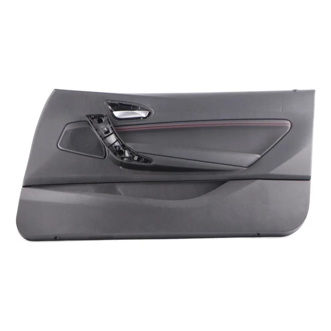 Door Card Front Right O/S Trim Panel Lining Leather Black Red to BMW F21 F22 with Part number 7285392 BMW F21 F22 Door Card Front Right O/S Trim Panel Lining Leather Black Red - SKU 7285392 - Part number 7285392