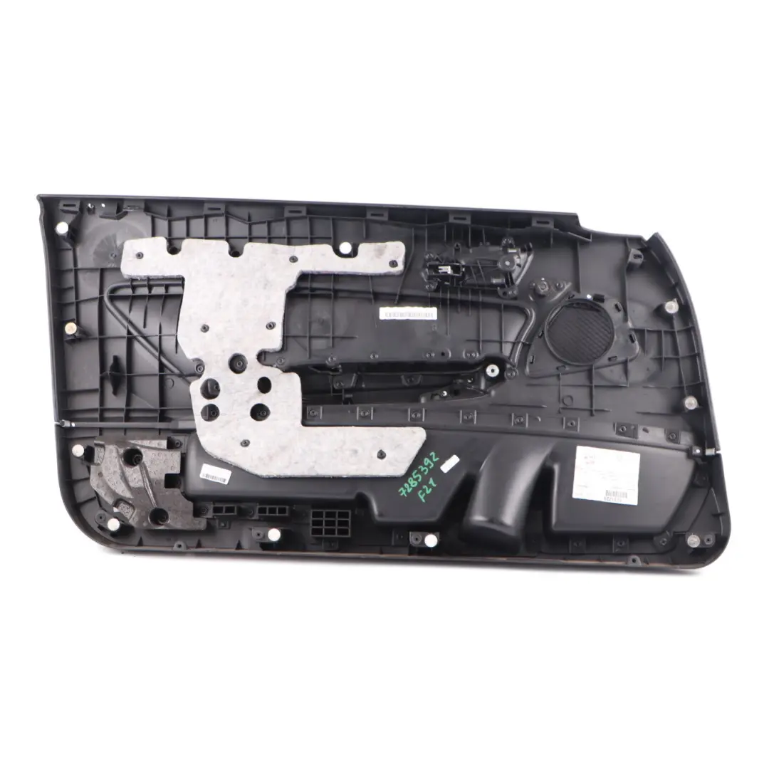 BMW F21 F22 Door Card Front Right O/S Trim Panel Lining Leather Black Red - SKU 7285392 - Part number 7285392