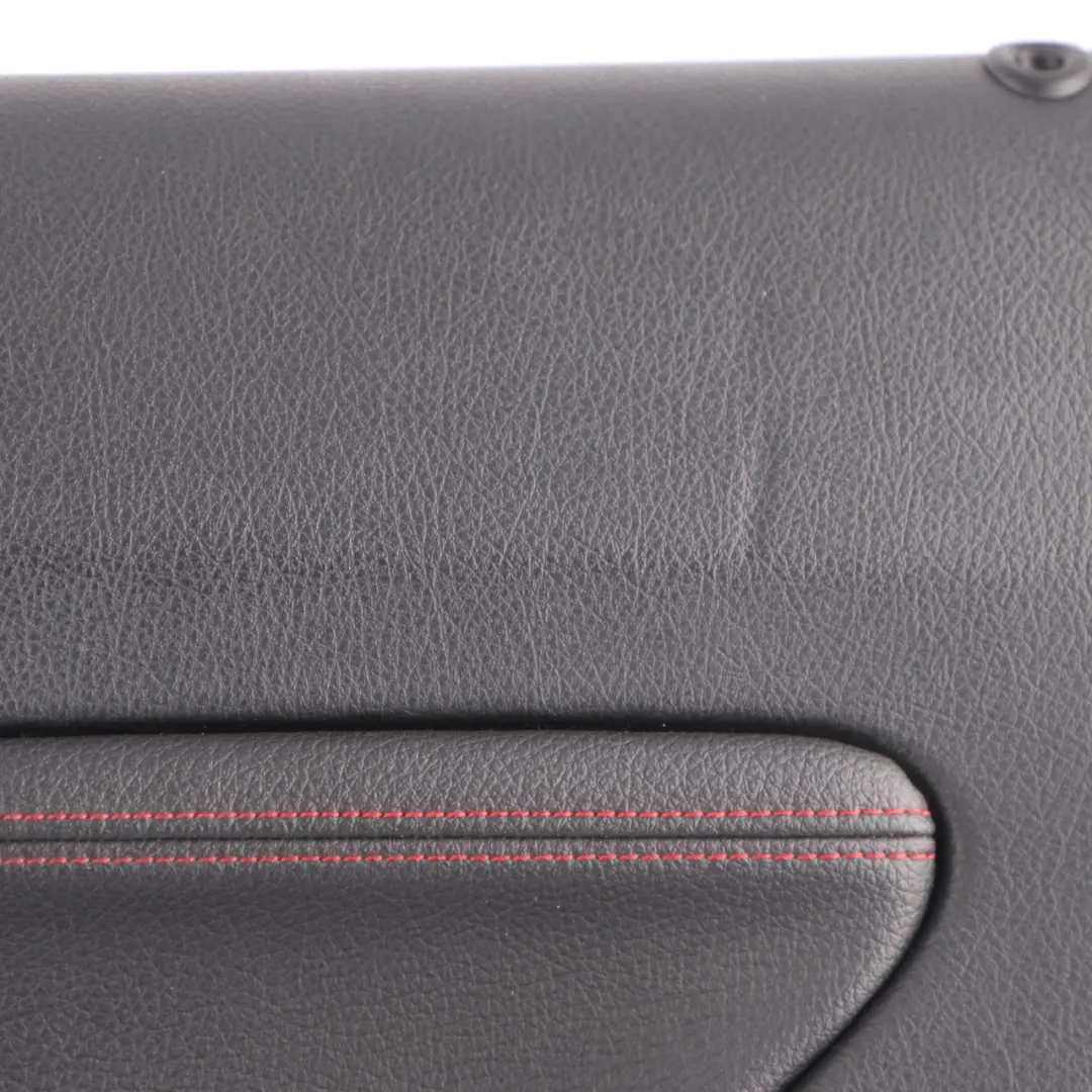 BMW F21 F22 Door Card Front Right O/S Trim Panel Lining Leather Black Red - SKU 7285392 - Part number 7285392