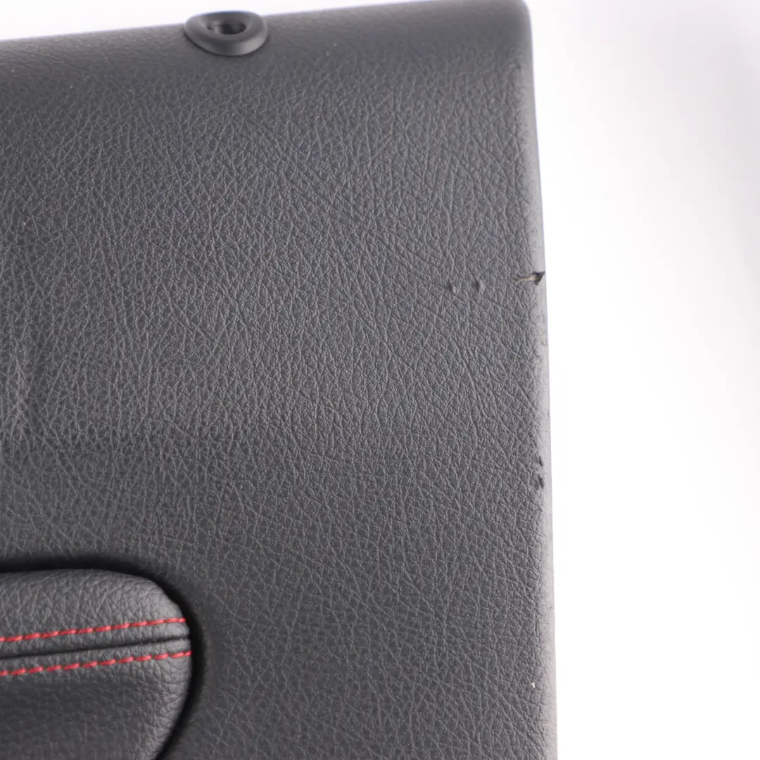 BMW F21 F22 Door Card Front Right O/S Trim Panel Lining Leather Black Red - SKU 7285392 - Part number 7285392