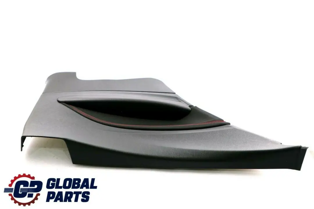 Trasero Izquierdo Lateral Panel Revestimiento Tela Antracita Rojo para BMW F21 con número de pieza 7285399 BMW F21 Trasero Izquierdo Lateral Panel Revestimiento Tela Antracita Rojo - SKU 7285399 - Número de pieza 7285399