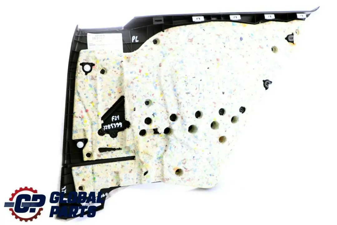BMW F21 Trasero Izquierdo Lateral Panel Revestimiento Tela Antracita Rojo - SKU 7285399 - Número de pieza 7285399