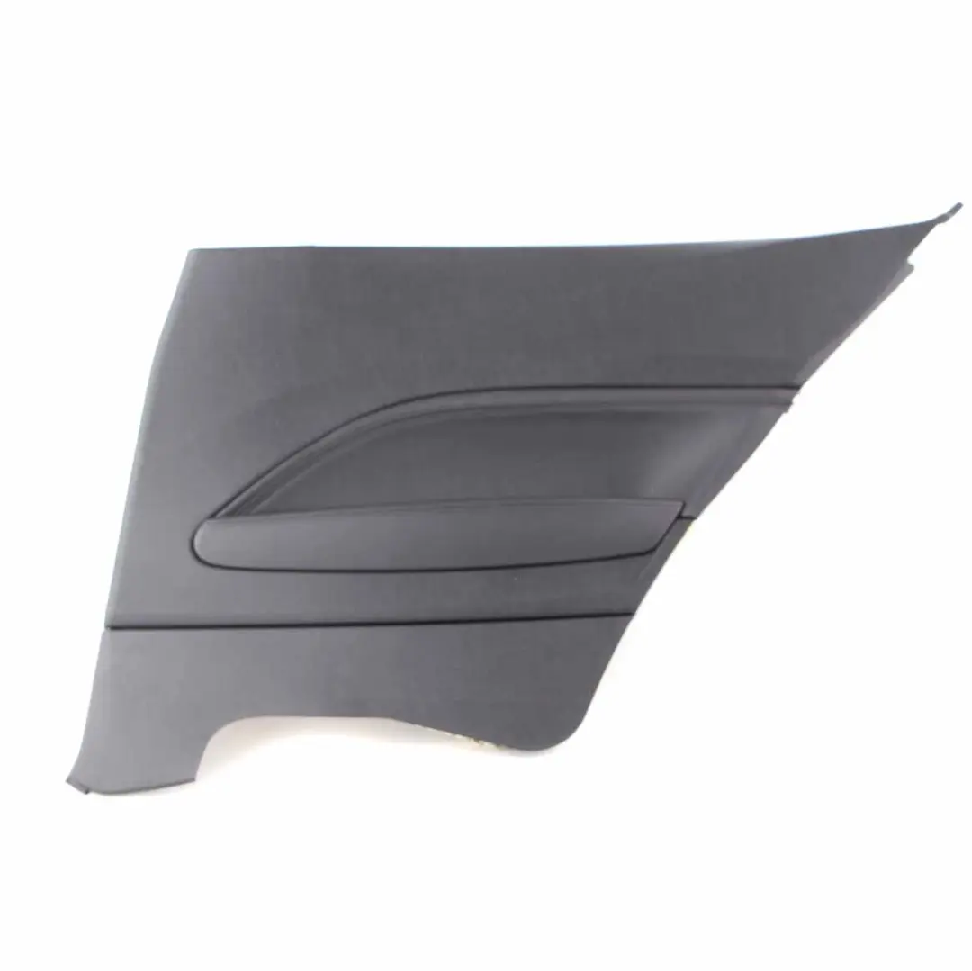 Lateral Trim Panel Rear Right O/S Lining Black Leather Dakota to BMW F21 with Part number 7285408 BMW F21 Lateral Trim Panel Rear Right O/S Lining Black Leather Dakota - SKU 7285408 - Part number 7285408
