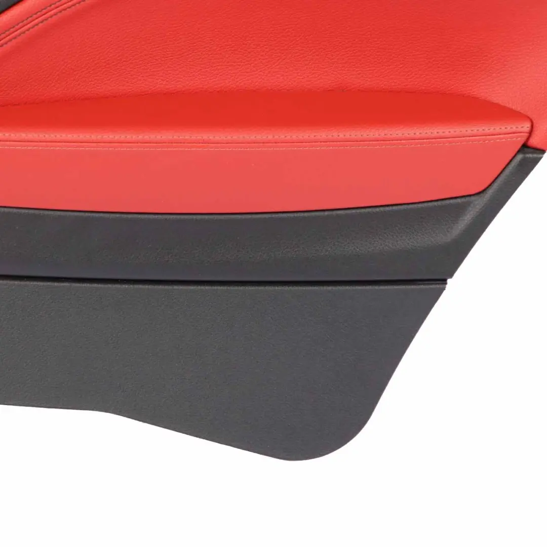  Lateral Trim Panel BMW F21 Rear Right O/S Trim Cover Lining Leather Coral Red - SKU 7285412 - Part number 7285411