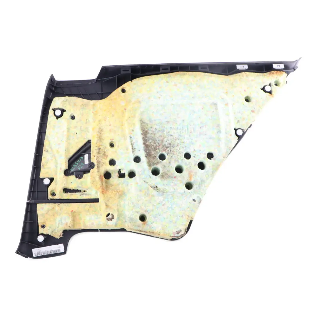 Lateral Trim Panel Rear Left N/S Lining Black Leather Dakota Red Thread to BMW F21 with Part number 7285413 BMW F21 Lateral Trim Panel Rear Left N/S Lining Black Leather Dakota Red Thread - SKU 7285413 - Part number 7285413