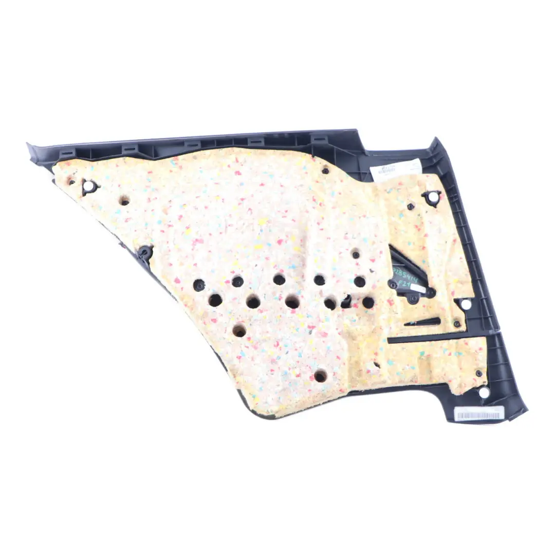 Lateral Trim Panel Rear Right O/S Lining Black Leather Dakota Red Thread to BMW F21 with Part number 7285414 BMW F21 Lateral Trim Panel Rear Right O/S Lining Black Leather Dakota Red Thread - SKU 7285414 - Part number 7285414