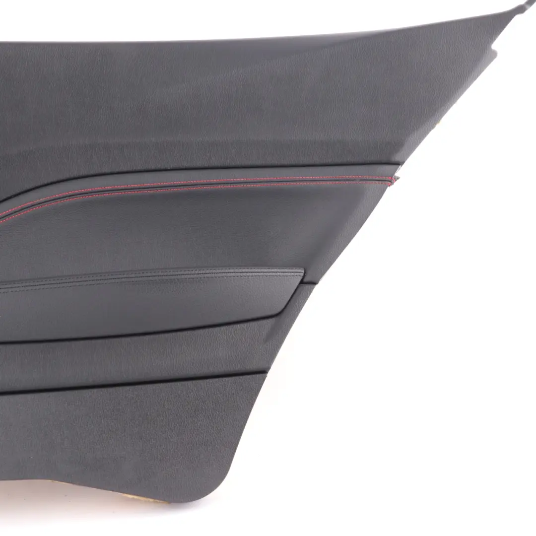 BMW F21 Lateral Trim Panel Rear Right O/S Lining Black Leather Dakota Red Thread - SKU 7285414 - Part number 7285414