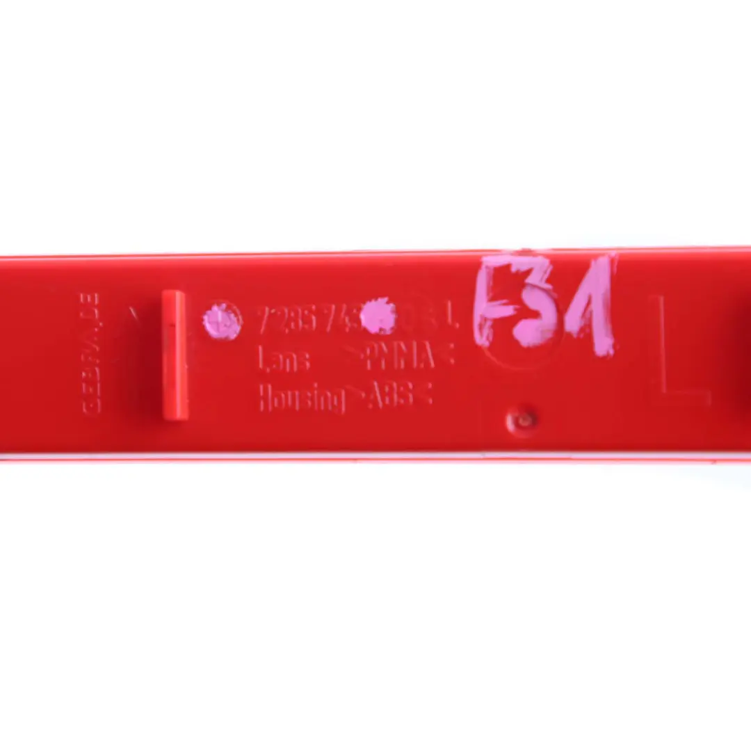  Lamp Reflector BMW F31 Rear Left N/S Bumper Trim Reflection Red - SKU 7285745 - Part number 7285745
