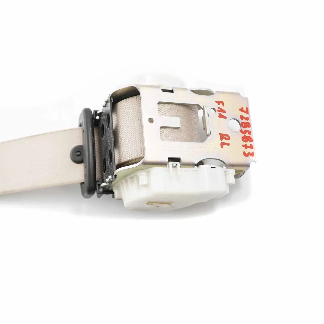 Belt BMW F11 Touring Rear Left N/S Upper Safety Oyster to Seat with Part number 7285873 Seat Belt BMW F11 Touring Rear Left N/S Upper Safety Oyster - SKU 7285873 - Part number 7285873
