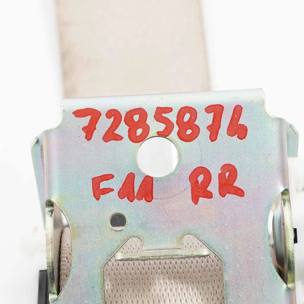 BMW F11 Kombi Obergurt Sicherheitsgurt Hinten Rechts Oyster - SKU 7285874 - Teilenummer 7285874