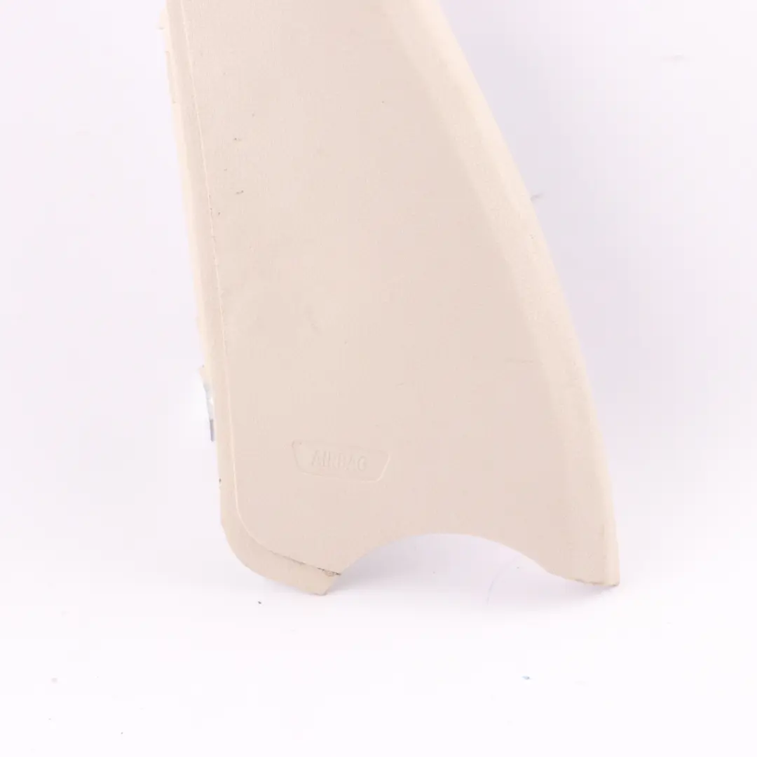BMW F12 Side Air Module Front Seat Right O/S Panel Ivory White - SKU 7285954 - Part number 7285954