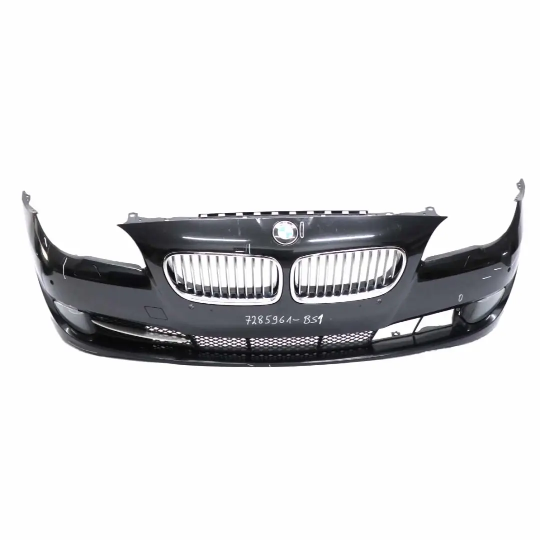 Front Bumper Trim Panel Black Sapphire Metallic - 475 to BMW F10 with Part number 7285961 BMW F10 Front Bumper Trim Panel Black Sapphire Metallic - 475 - SKU 7285961-BS1 - Part number 7285961