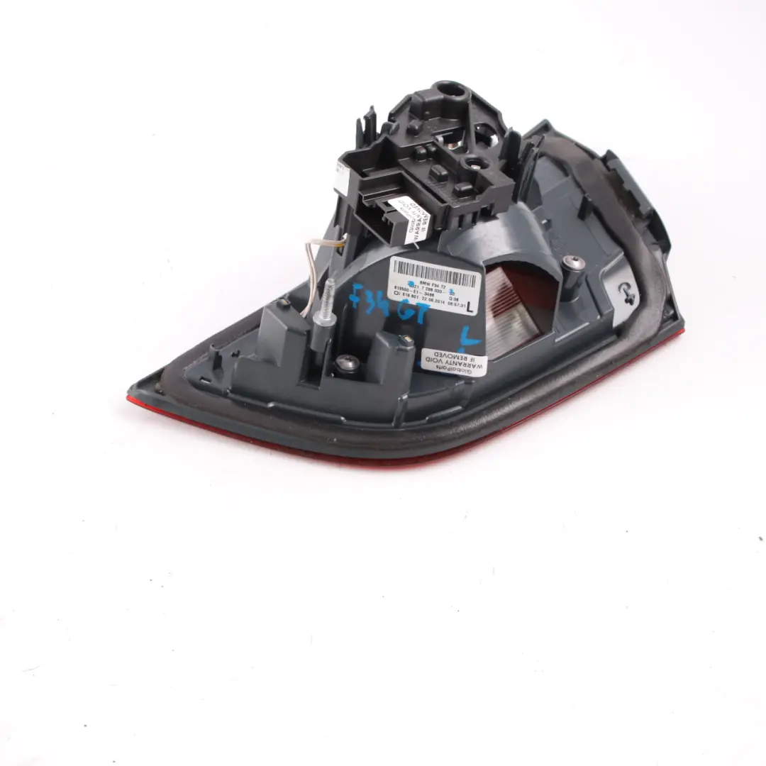 Luz Trasera Izquierda Tapa Maletero Maletero Portón Trasero para BMW F34 GT con número de pieza 7286033 BMW F34 GT Luz Trasera Izquierda Tapa Maletero Maletero Portón Trasero - SKU 7286033 - Número de pieza 7286033