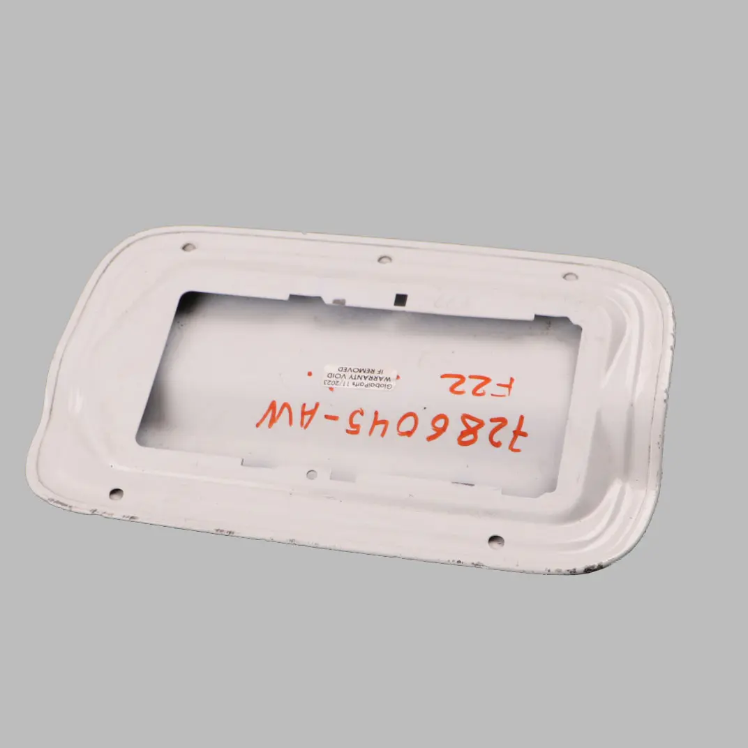 BMW F22 Kraftstoff Tank Klappe Einfüll Sutzen Deckel Alpinweiß - 300 - SKU 7286045-AW - Teilenummer 7286045