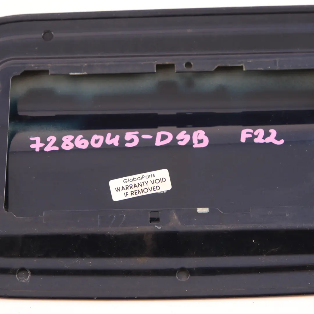Flap BMW F22 Filler Fill In Cover Tiefseeblau Deep Sea Blue - A76 to Fuel with Part number 7286045 Fuel Flap BMW F22 Filler Fill In Cover Tiefseeblau Deep Sea Blue - A76 - SKU 7286045-DSB - Part number 7286045