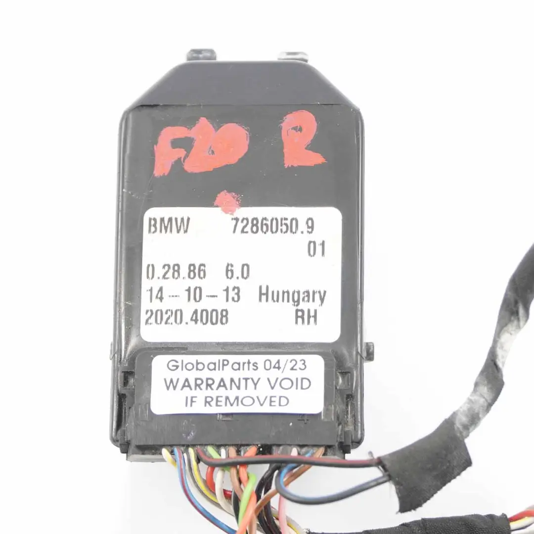 Steuer Gerät Modul Außen Spiegel Power Fold für BMW F20 mit Teilenummer 7286050 BMW F20 Steuer Gerät Modul Außen Spiegel Power Fold - SKU 7286050 - Teilenummer 7286050