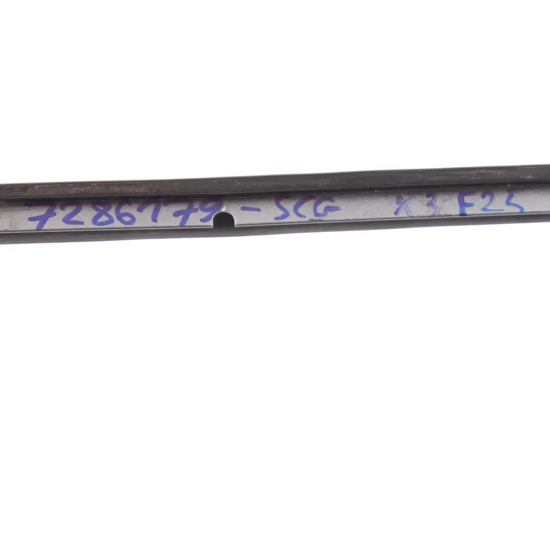 BMW X3 F25 Rivestimento del parabrezza anteriore sinistro Striscia Spacegrau A52 - SKU 7286179-SCG - Numero di parte 7286179