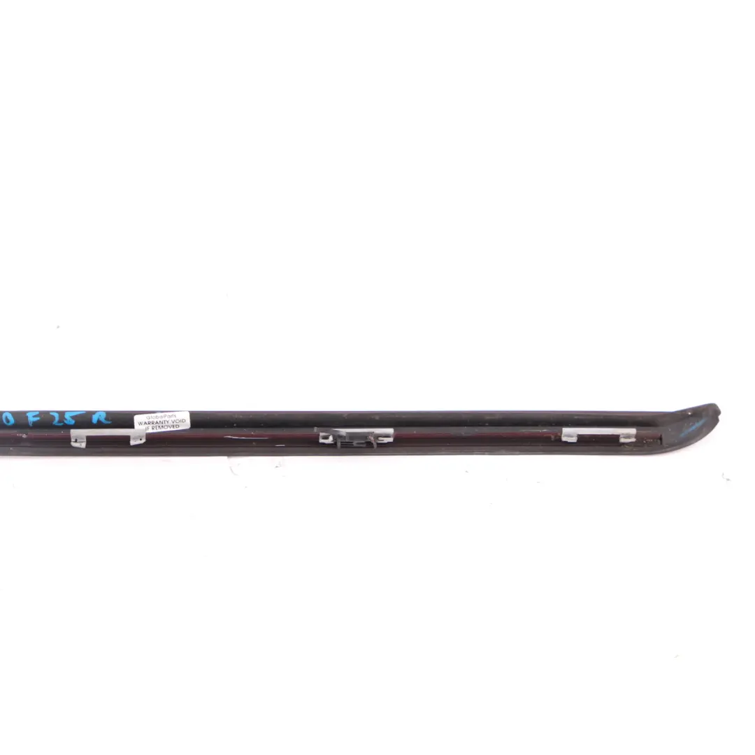 BMW X3 F25 Windscreen Drip Trim Front Right O/S Moulding Strip Vermilionrot Red - SKU 7286180-VER - Part number 7286180
