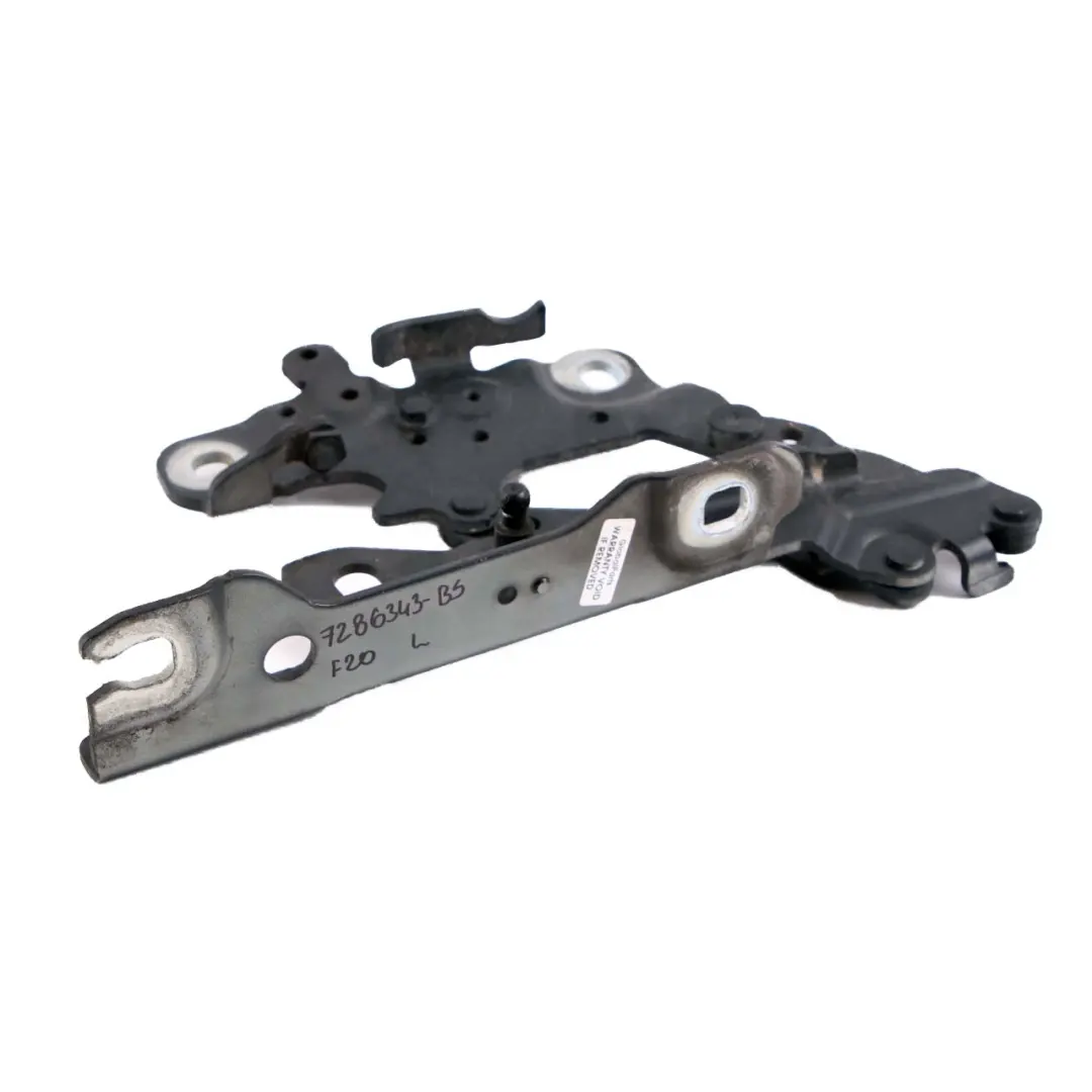 Motorhaubenscharnier vorne links Schwarz Saphir Metallic 475 für BMW F20 F30 F32 F80 mit Teilenummer 7286343 BMW F20 F30 F32 F80 Motorhaubenscharnier vorne links Schwarz Saphir Metallic 475 - SKU 7286343-BS - Teilenummer 7286343