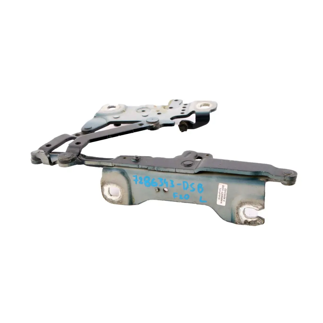  Charnière Capot BMW F20 F30 F32 F80 Capot Avant Gauche Tiefseeblau Metallic A76 - SKU 7286343-DSB - Numéro de pièce 7286343