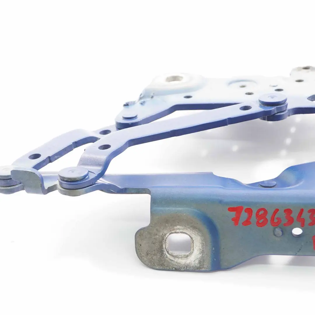  Hood Hinge BMW F20 F21 F30 Front Bonnet Left N/S Estoril Blue - B45 7336699 - SKU 7286343-EB - Part number 7286343