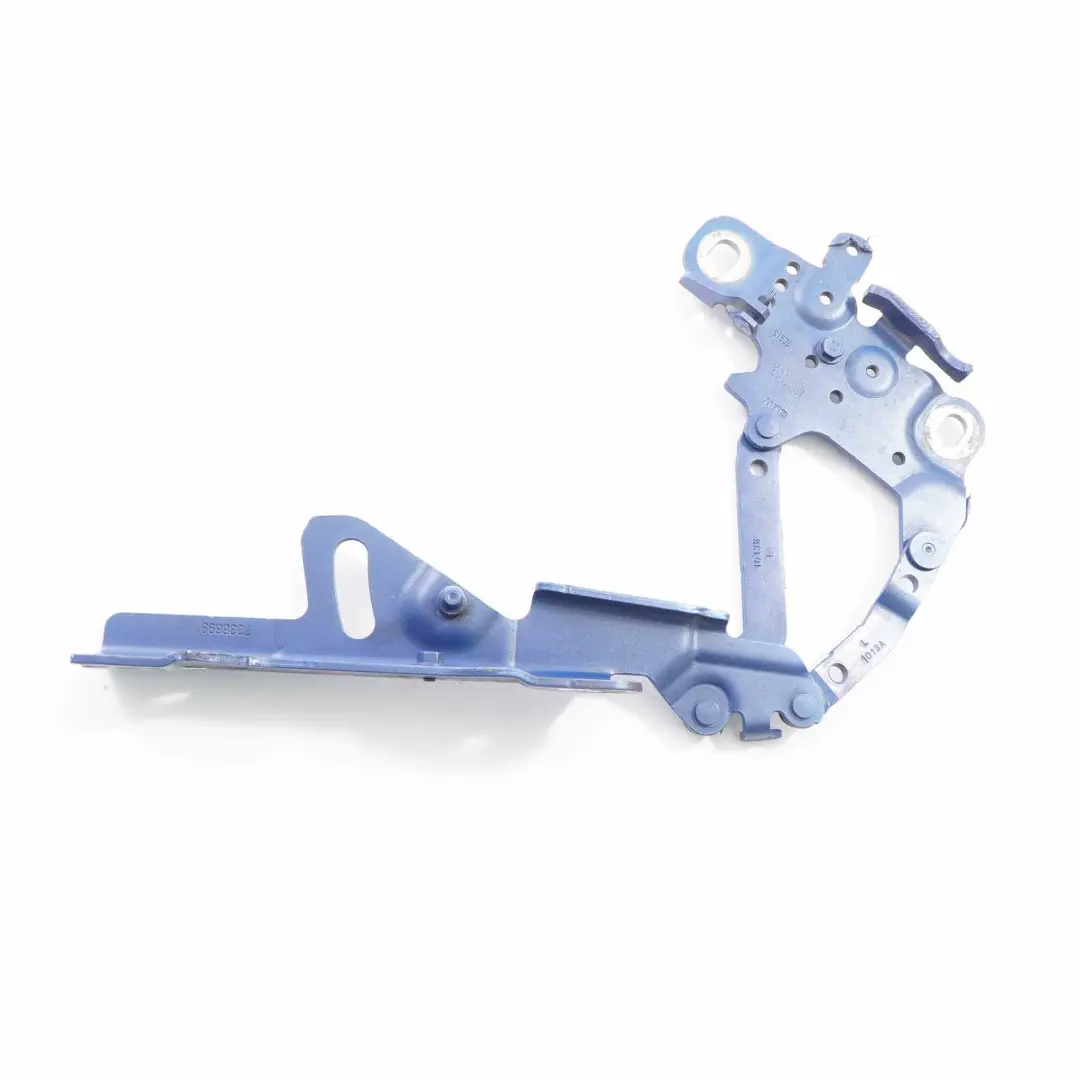 Capó Bisagra delantero izquierdo Estoril Azul - B45 7336699 para BMW F20 F21 F30 con número de pieza 7286343 BMW F20 F21 F30 Capó Bisagra delantero izquierdo Estoril Azul - B45 7336699 - SKU 7286343-EB - Número de pieza 7286343