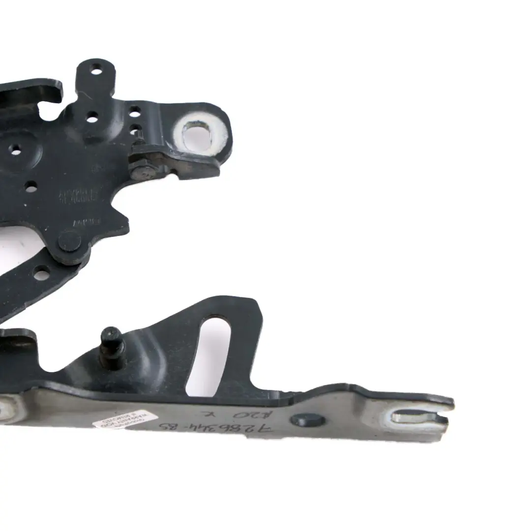 BMW F20 F30 F32 Charnière de capot avant droite Noir Saphir Métallique 475 - SKU 7286344-BS - Numéro de pièce 7286344