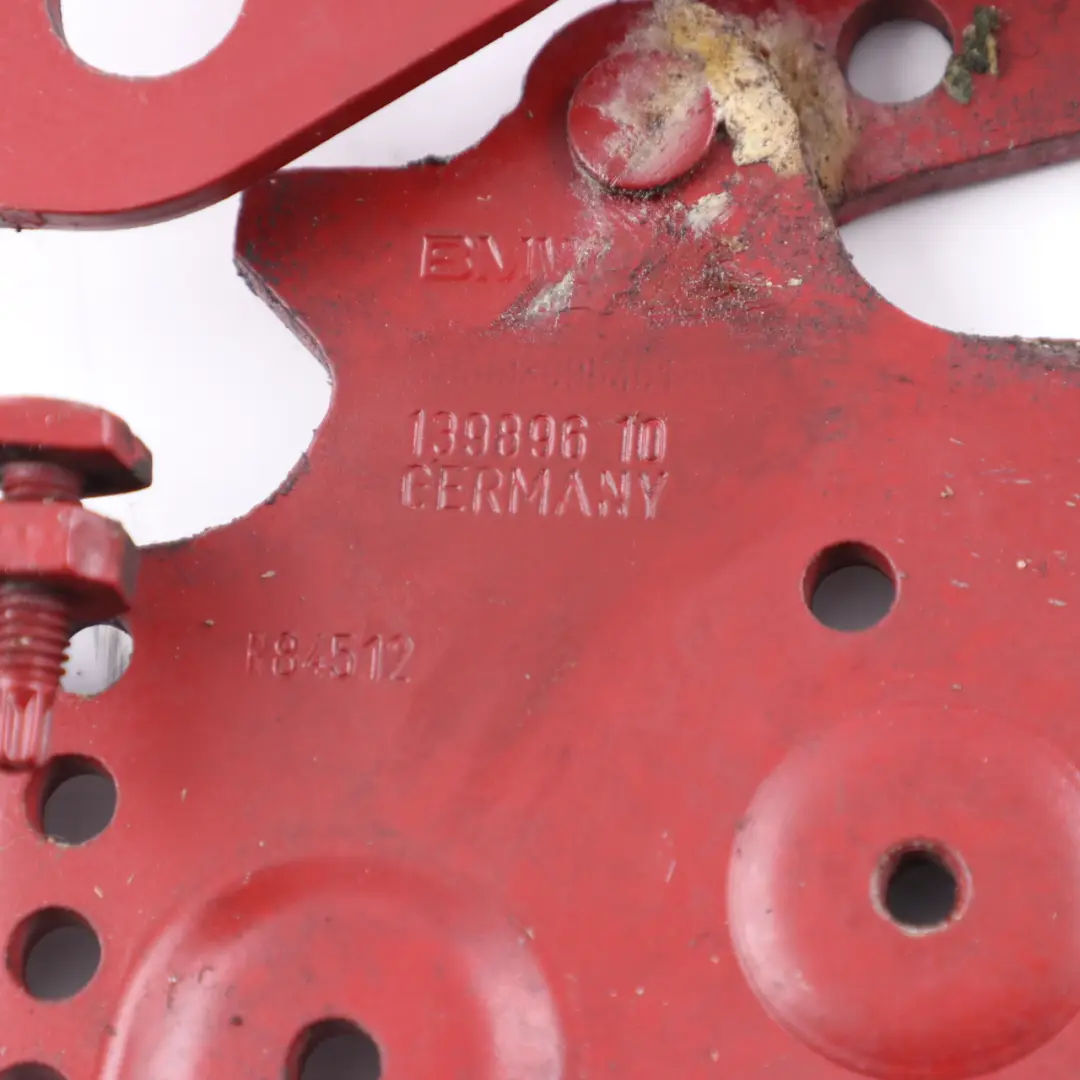 Motor Hauben Scharnier BMW F20 F21 F30 Motorhaube Vorne Rechts Karmesinrot - A61 - SKU 7286344-KAR - Teilenummer 7286344