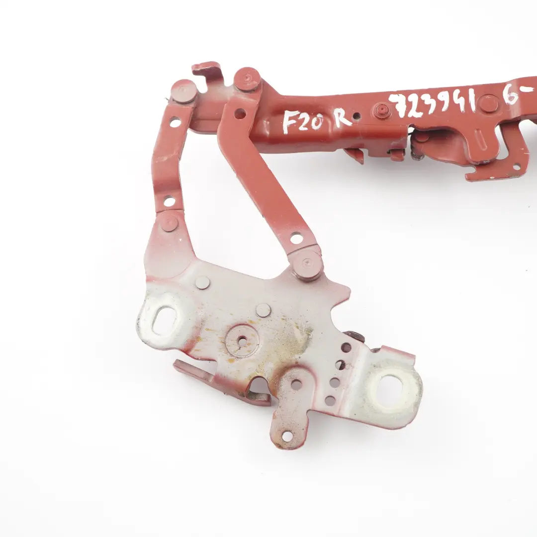 BMW F20 F30 F32 Front Bonnet Hood Hinge Right O/S Karmesinrot Crimson Red - A61 - SKU 7239416-KAR - Part number 7286344