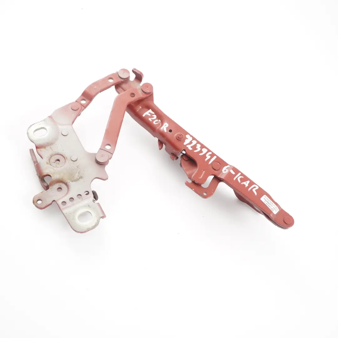 Charnière de capot avant droite Karmesinrot Crimson Red - A61 pour BMW F20 F30 F32 à propos du numéro de pièce 7286344 BMW F20 F30 F32 Charnière de capot avant droite Karmesinrot Crimson Red - A61 - SKU 7239416-KAR - Numéro de pièce 7286344