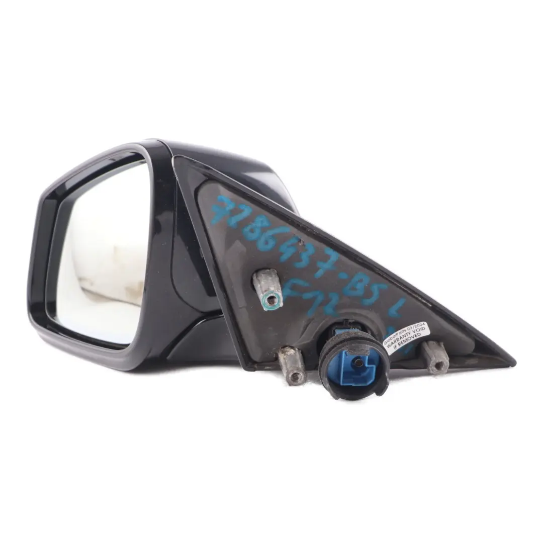 Wing Mirror BMW F12 Door Left N/S Heated Auto Dip Black Sapphire - 475 to with Part number 7286437 Wing Mirror BMW F12 Door Left N/S Heated Auto Dip Black Sapphire - 475 - SKU rhd-7286437-BS - Part number 7286437
