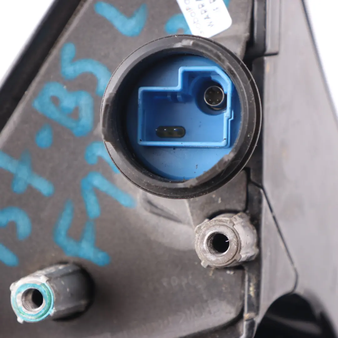  Wing Mirror BMW F12 Door Left N/S Heated Auto Dip Black Sapphire - 475 - SKU rhd-7286437-BS - Part number 7286437